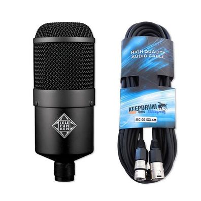 Telefunken M82 dynamisches Broadcast Studio Mikrofon mit Kabel
