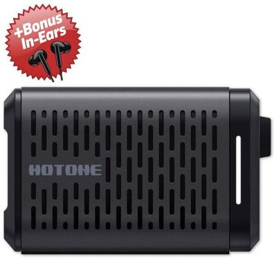 Hotone Gitarren-Verstärker AP-5BK Pulze Mini + Bonus In-Ear Kopfhörer