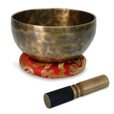 keepdrum Tibetische Bronze-Klangschale 14 cm