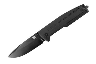 GSG-9 EM1, Einhandmesser, D2 Stahl, schwarz