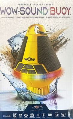 Wow-Sound Boje 19-9000 schwimmender Bluetooth-Lautsprecher wasserdicht