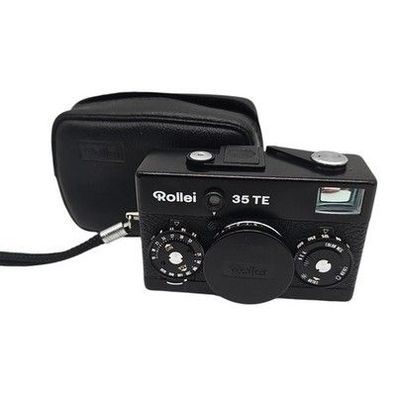 ROLLEI 35 TE mit Tessar 40mm 1:3.5 Kamera Black Singapore !Ungeprüft!