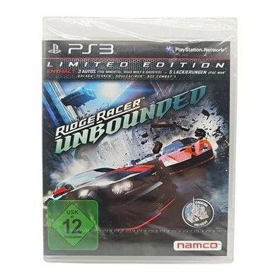 Ridge Racer Unbounded Limited Edition PS3 (Sony PlayStation 3) Neu Sealed