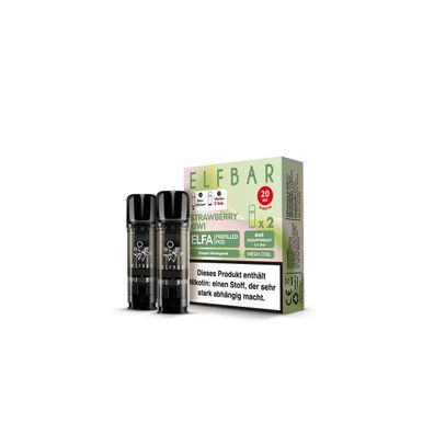 2x Elfbar ELFA Pod - Strawberry Kiwi 20mg/ml