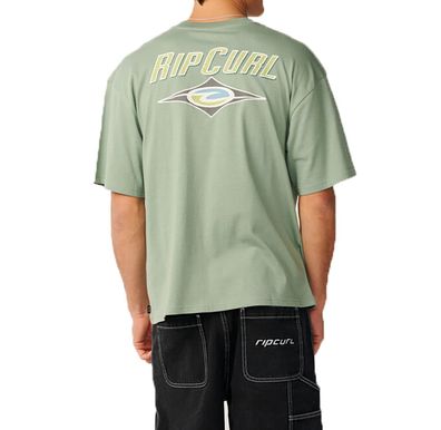 RIP CURL T-Shirt Heritage Icon sage