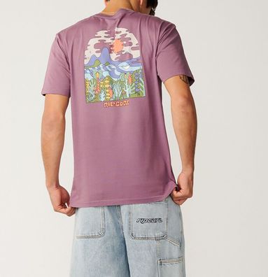 RIP CURL T-Shirt Pacific Rinse Higgins dusty purple