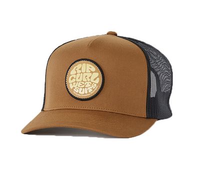 RIP CURL Snapback Trucker Cap Wetsuit Icon mustard gold