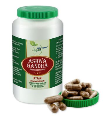 VITA IDEAL Vegan® Ashwagandha Extrakt - Withania Somnifera