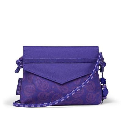 Satch Clutch Bright Faces lila Tasche Girlsbag Mädchen