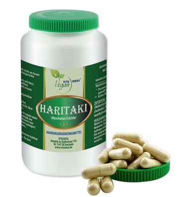 VITA IDEAL Vegan® Haritaki - Früchte Kapseln - Myrobalani Früchte
