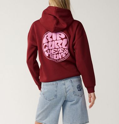 RIP CURL Women Hoodie Icons Of Surf Heritage dark plum