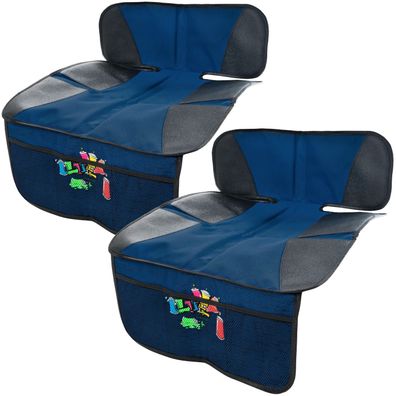 2x Schutz-Unterlage Schon-Bezug Kindersitz Auto Sitz-Schoner Autositz-Auflage