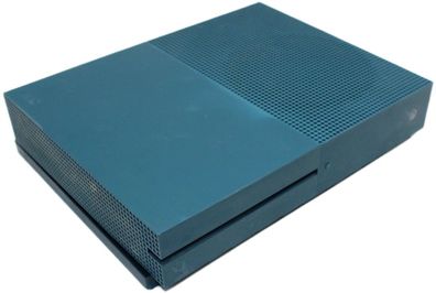 XBOX One S Disc Edition Gehäuse Grün + Käfig gebraucht mit leichten Kratzern und