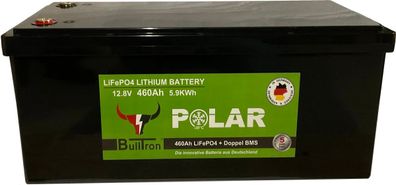 BullTron 460Ah 12,8V Polar LiFePO4 Akku inkl. Smart Doppel-BMS Bluetooth App