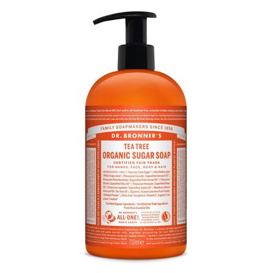 Dr. Bronner's - Bio-Zuckerseife Teebaum 710ml