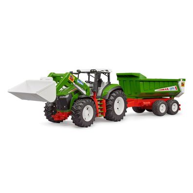 Bruder Roadmax Traktor Mit Frontlader Und Kippanhänger