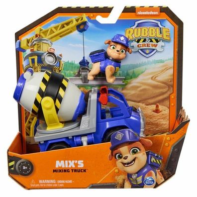 Rubble & Crew - Zementmischer-Baufahrzeug Mit Mix-Figur