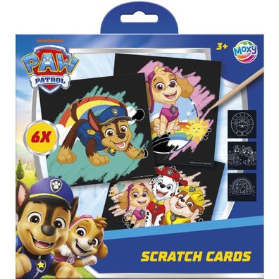 Paw Patrol Team scratch Bildkratzer Set