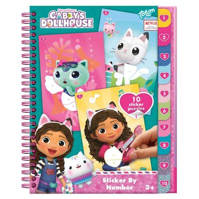 Gabby's Dollhouse Sprinkle Party Puzzle Aufkleber und Malset