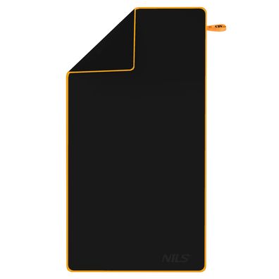 NILS NCR12 Mikrofaser Handtuch 180 × 100 cm Badehandtuch Schwarz