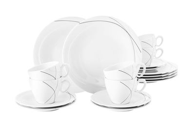 Seltmann Weiden Kaffeeservice 18-teilig T Trio Highline 001.706998