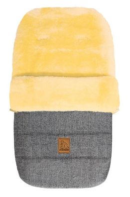 Heitmann Felle Lammfellfußsack Serie "Eisbärchen", Farbe: Grau/Meliert 968GM