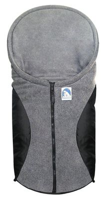 Heitmann Felle Fußsack, erie "Eisbärchen" Farbe: Dkl. Grau/Dkl. Grau/Schwarz 7963GS