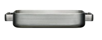 Iittala Tools Ofenbra?ter Klein - 36 x 24 x 6 cm - Gebürsteter Edelstahl