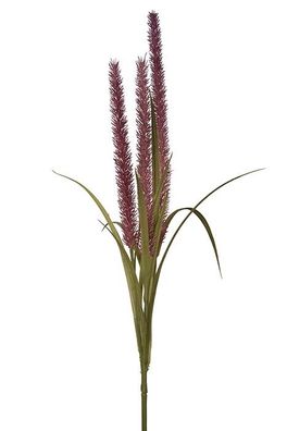 Fink SCHILF, Kunstblume, Kunstfasern, lila, L. 15 cm, B. 15 cm, H. 115 cm 181012