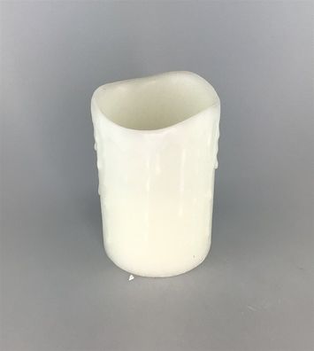 Formano Kerze 10x15cm weiss+LED-Lich