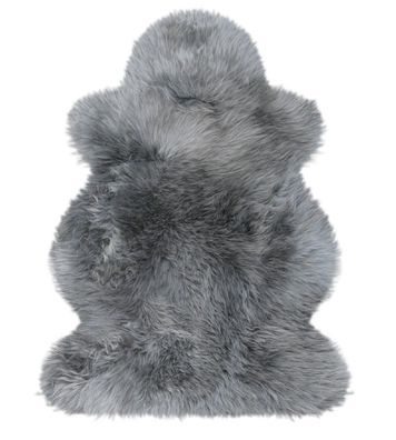 Heitmann Felle Australisches Premium Lammfell Farbe Grau; Größe ca. 100 x 68 cm