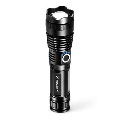 Wozinsky WLT-15W LED Taschenlampe 1500 lm Fokus Akkuanzeige IP65