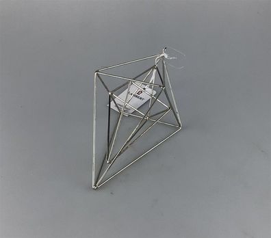 Lambert Hänger Kristall Metall silber 16x7cm