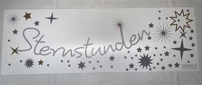 Casblanca Sternstunden Wandobjekt weiß L:60cm H:20cm