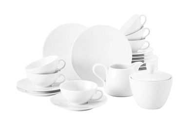 Seltmann Weiden Teeservice 20-teilig Life Life weiss 001.737478