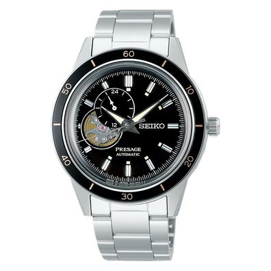 Seiko – Mann – SSA425J1 – Automatikuhr im Presage-Stil der 60er Jahre mit sichtbarem