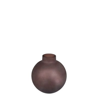 Kaheku Kugelvase Solento lila satiniert 12 Ø 13h 1150009054
