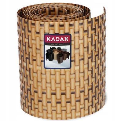 KADAX Zaunband aus Technorattan, 19 x 255 cm, 10 Farben, Sand