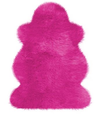 Heitmann Felle Australisches Premium Lammfell Farbe Pink; Größe ca. 100 x 68 cm