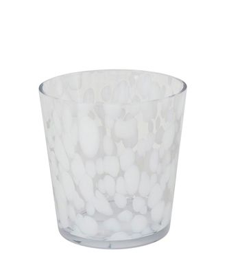 Kaheku Windlicht Bassano weiss-klar 15 Ø 15h 420656920
