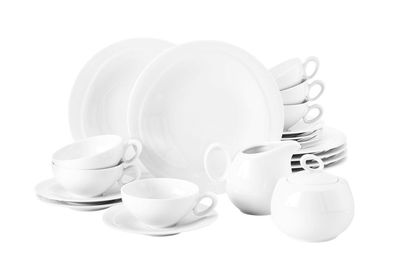 Seltmann Weiden Teeservice 20-teilig F Trio weiss 001.736895