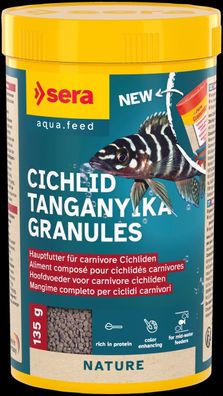 Sera Cichlid Tanganyika Granules 250ml - 135g für carnivore Cichliden