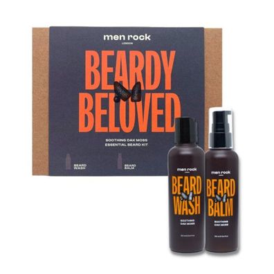 Men Rock London Bartpflege Geschenkset Oak Moss Beard Duo Kit