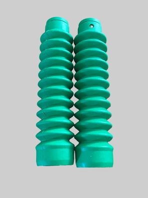 Faltenbalg Set zwei Stück für Telegsbel grün Matt für Simson S50, 51, S70, R50