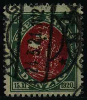 DANZIG 1921 Nr 55 gestempelt X0C5782