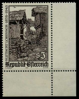 Österreich 1978 Nr 1571 postfrisch ECKE-URE X80980E