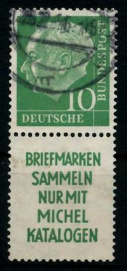 BRD BUND Zusammendruck Nr S21 gestempelt SENKR PAAR X732D4A