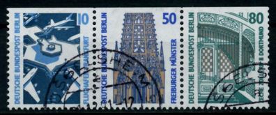 BERLIN Zusammendruck Nr W85 gestempelt 3ER STR X74B5E2