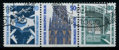 BERLIN Zusammendruck Nr W86 gestempelt 3ER STR X74B5DA