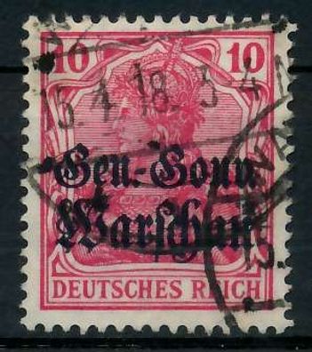BES 1WK D-POST IN POLEN Nr 10b gestempelt X7768CE